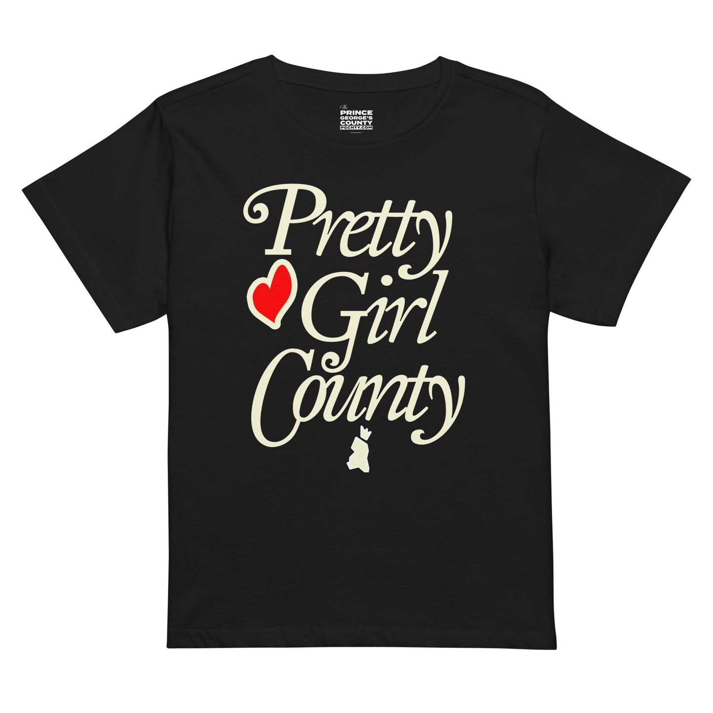 Pretty Girl County Official Women’s Cropped High-Waisted Tee