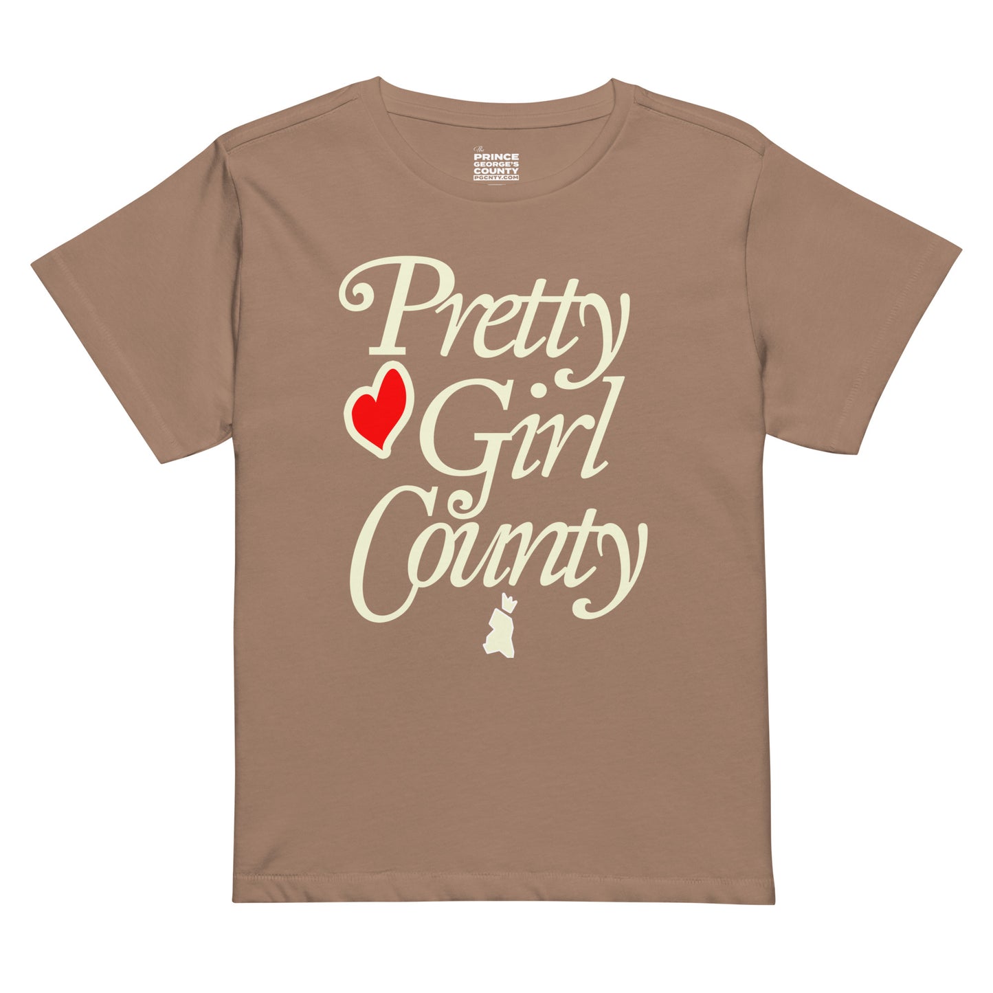 Pretty Girl County Official Women’s Cropped High-Waisted Tee