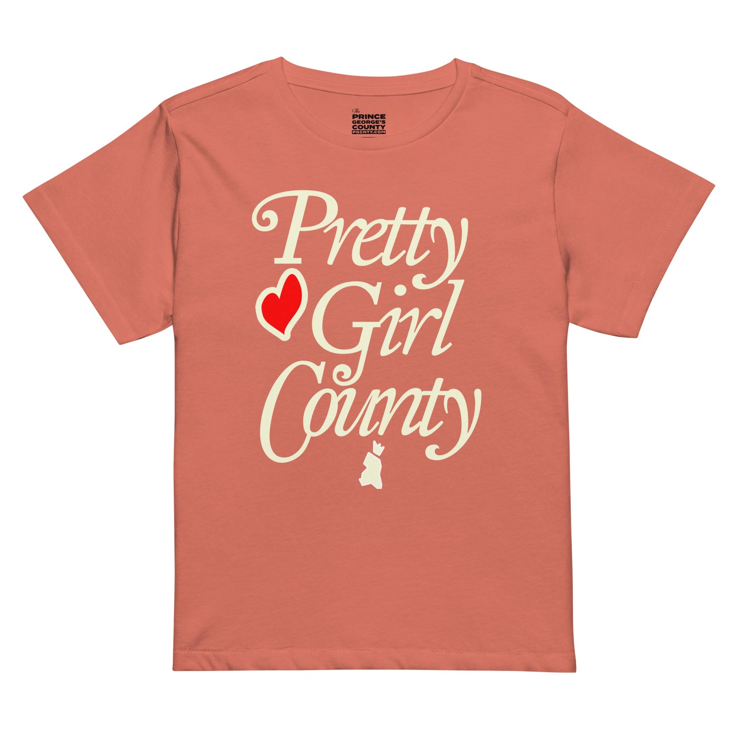 Pretty Girl County Official Women’s Cropped High-Waisted Tee