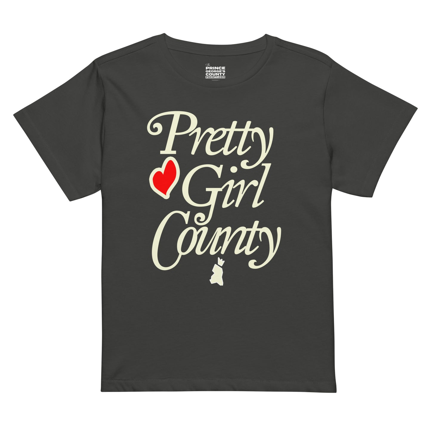 Pretty Girl County Official Women’s Cropped High-Waisted Tee