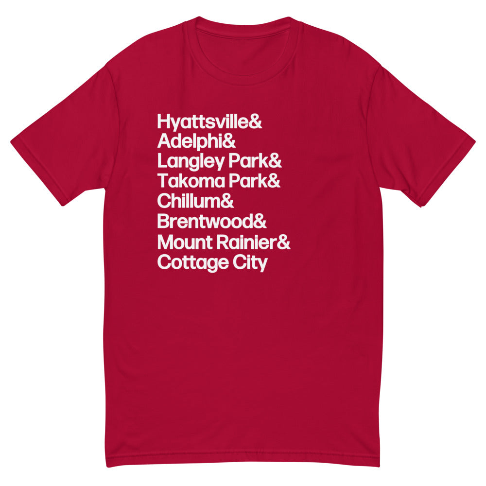 Hyattsville+ PG Towns Crewneck Unisex Tee