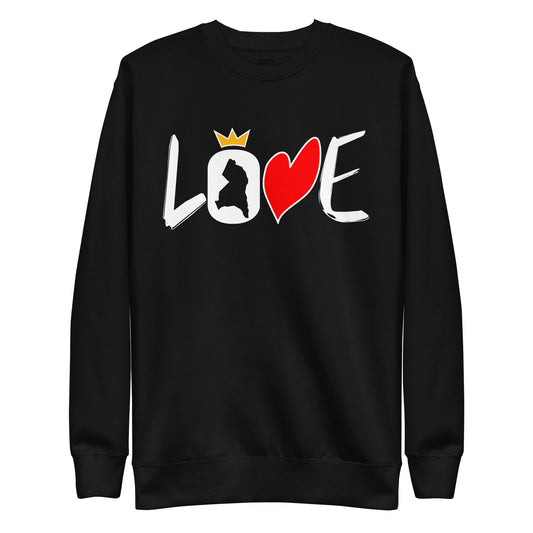 LOVE Unisex Premium Sweatshirt