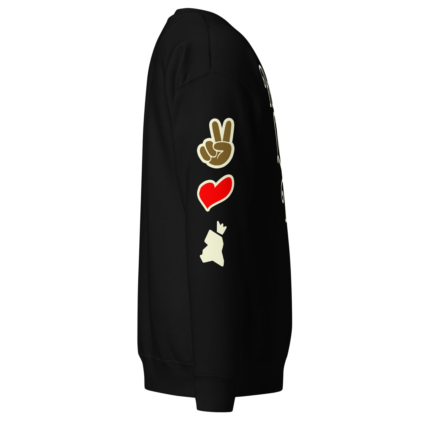 Peace, Love, & PG Unisex Premium Sweatshirt