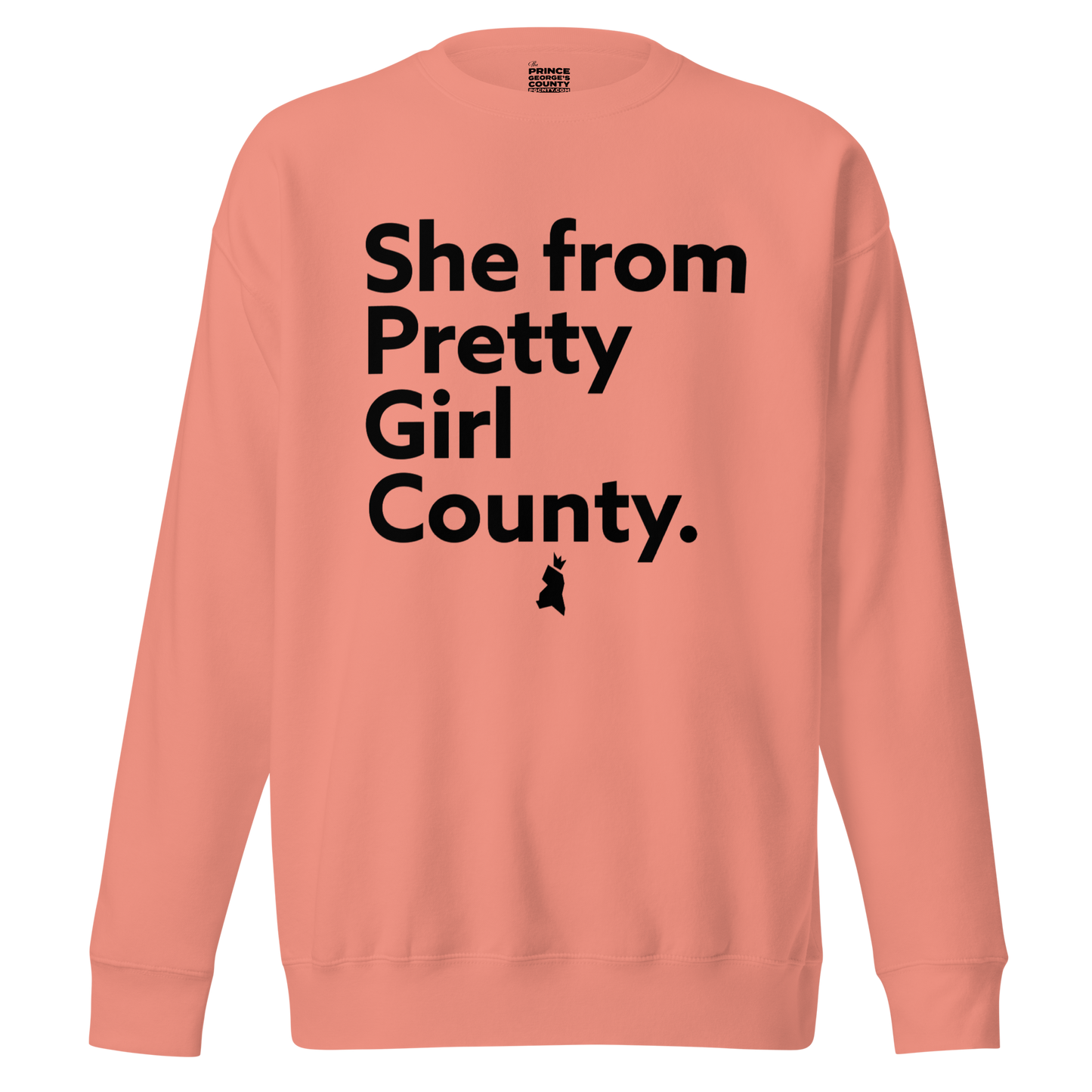 she from pretty girl county Unisex Premium Sweatshirt