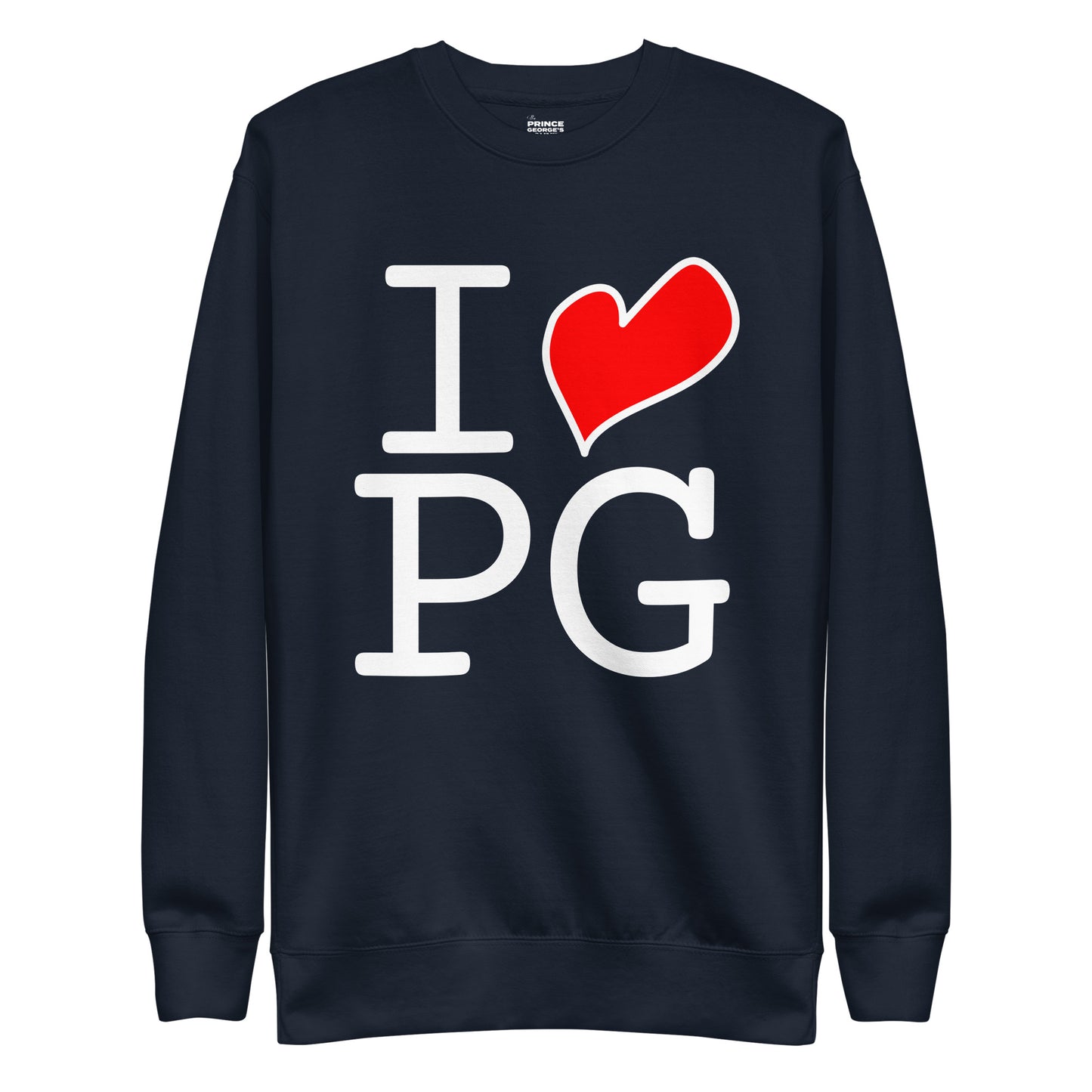 I LOVE PG Unisex Premium Sweatshirt