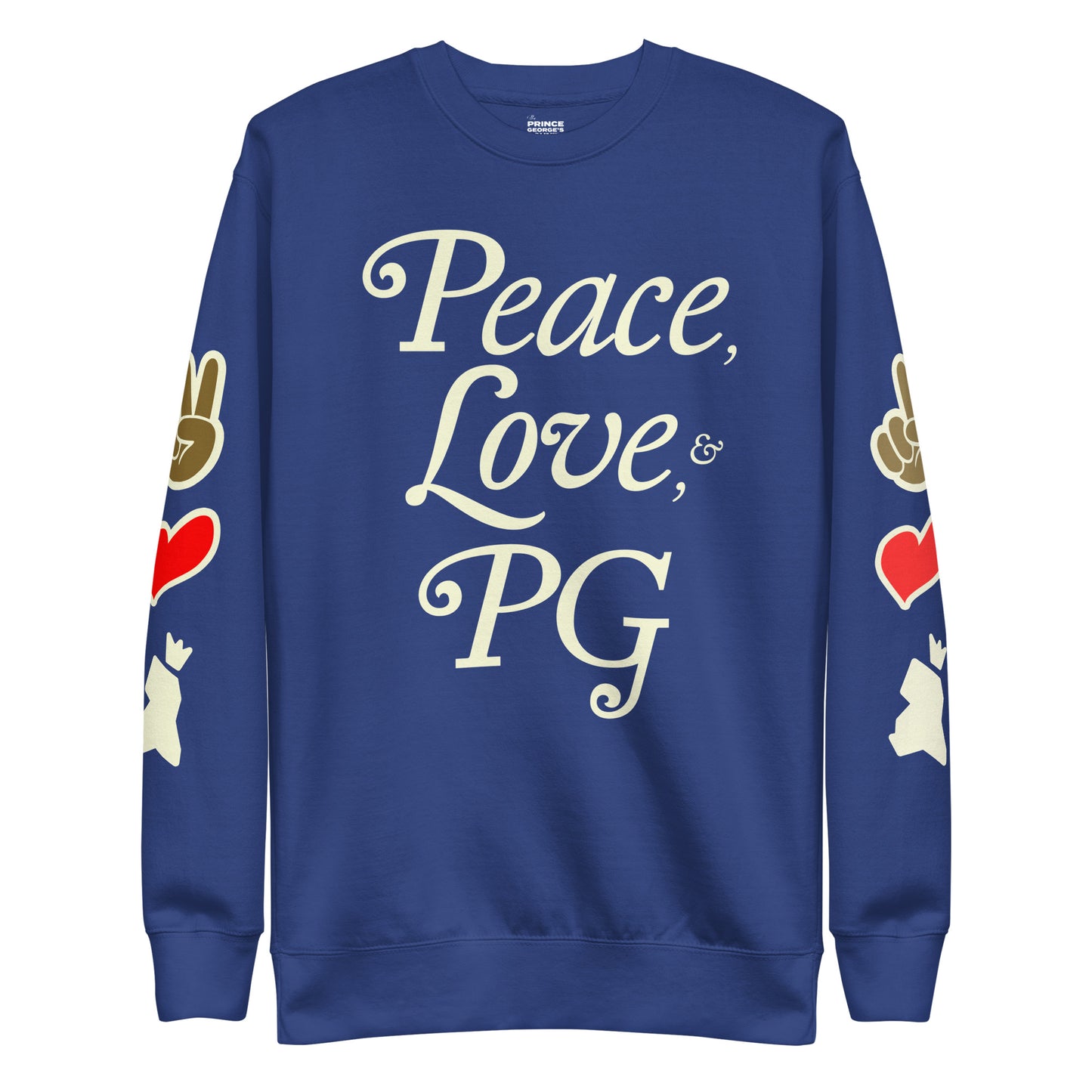 Peace, Love, & PG Unisex Premium Sweatshirt