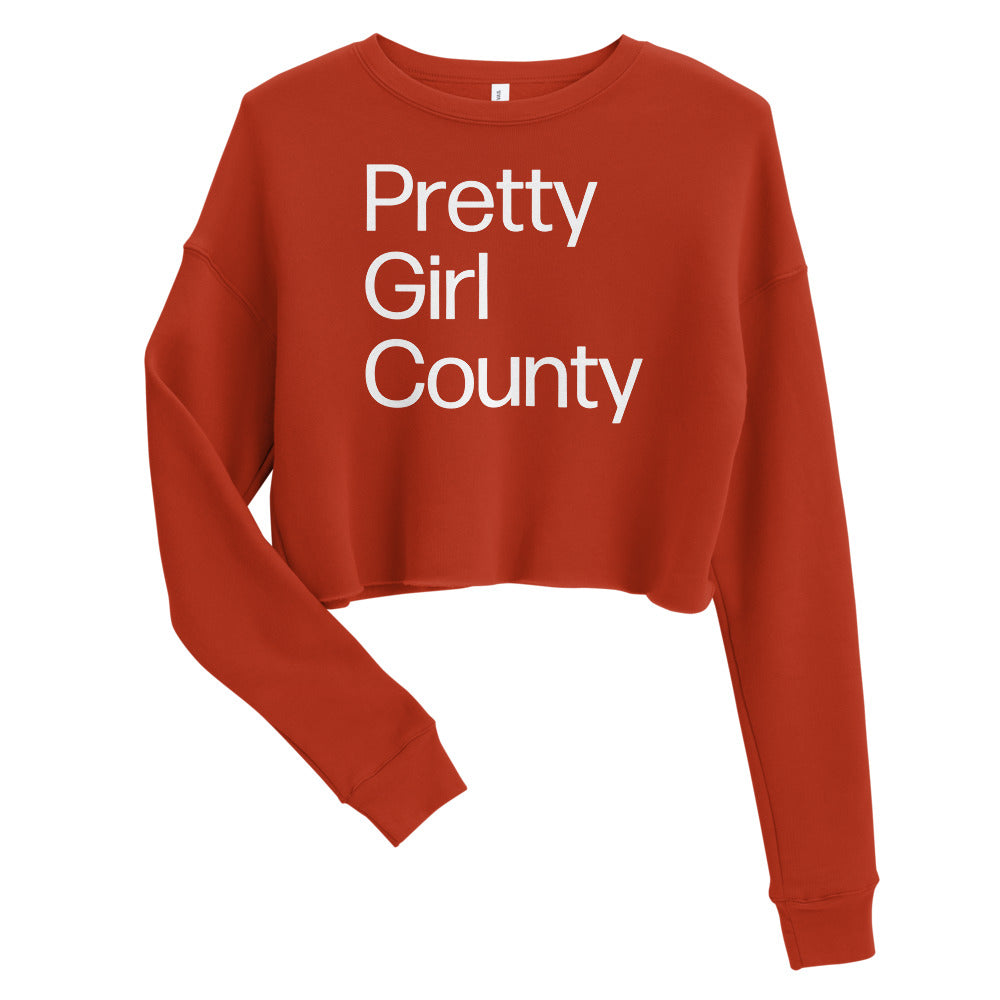 Pretty Girl County Women's Cropped Sweatshirt