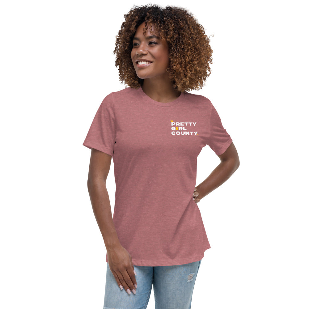 Pretty Girl County Bold Women's Relaxed Tee