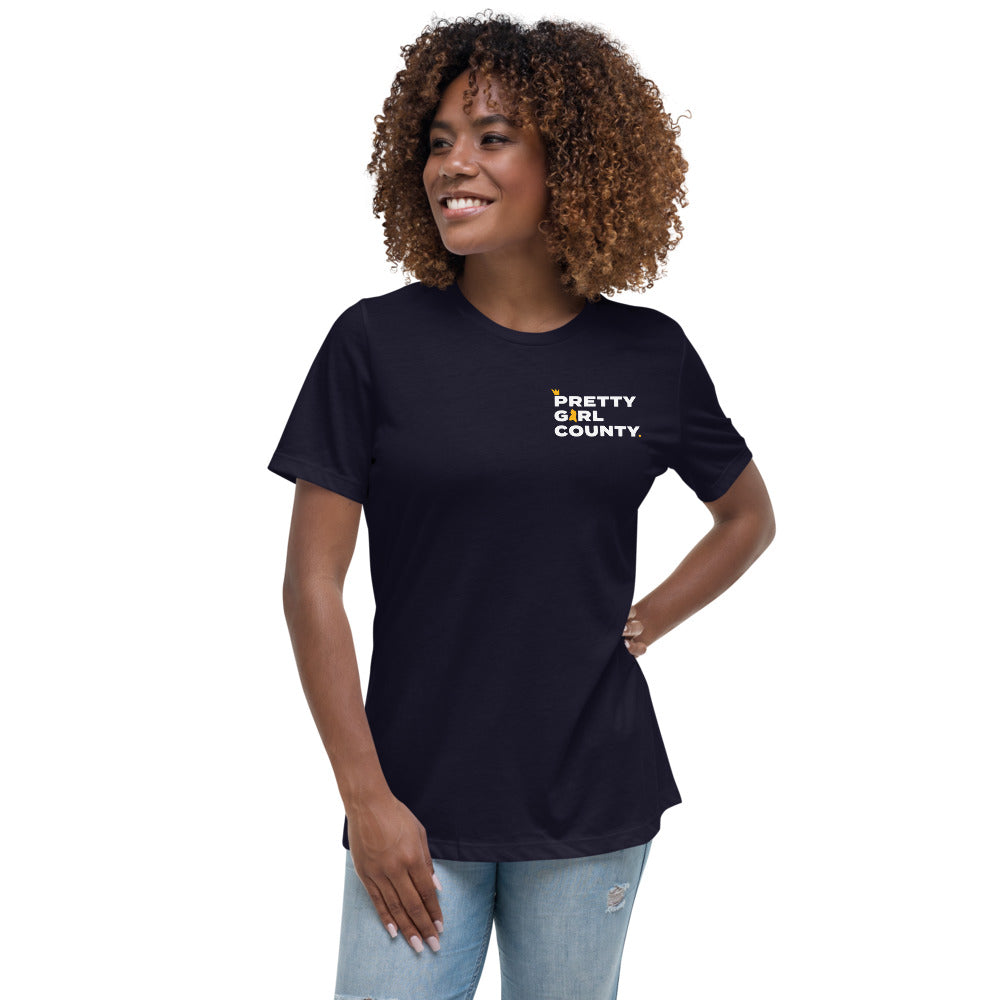 Pretty Girl County Bold Women's Relaxed Tee