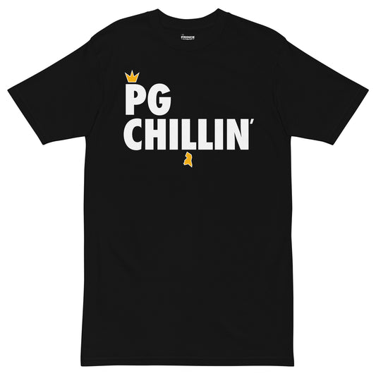 PG CHILLIN' Men’s Premium Fitted Heavyweight Tee
