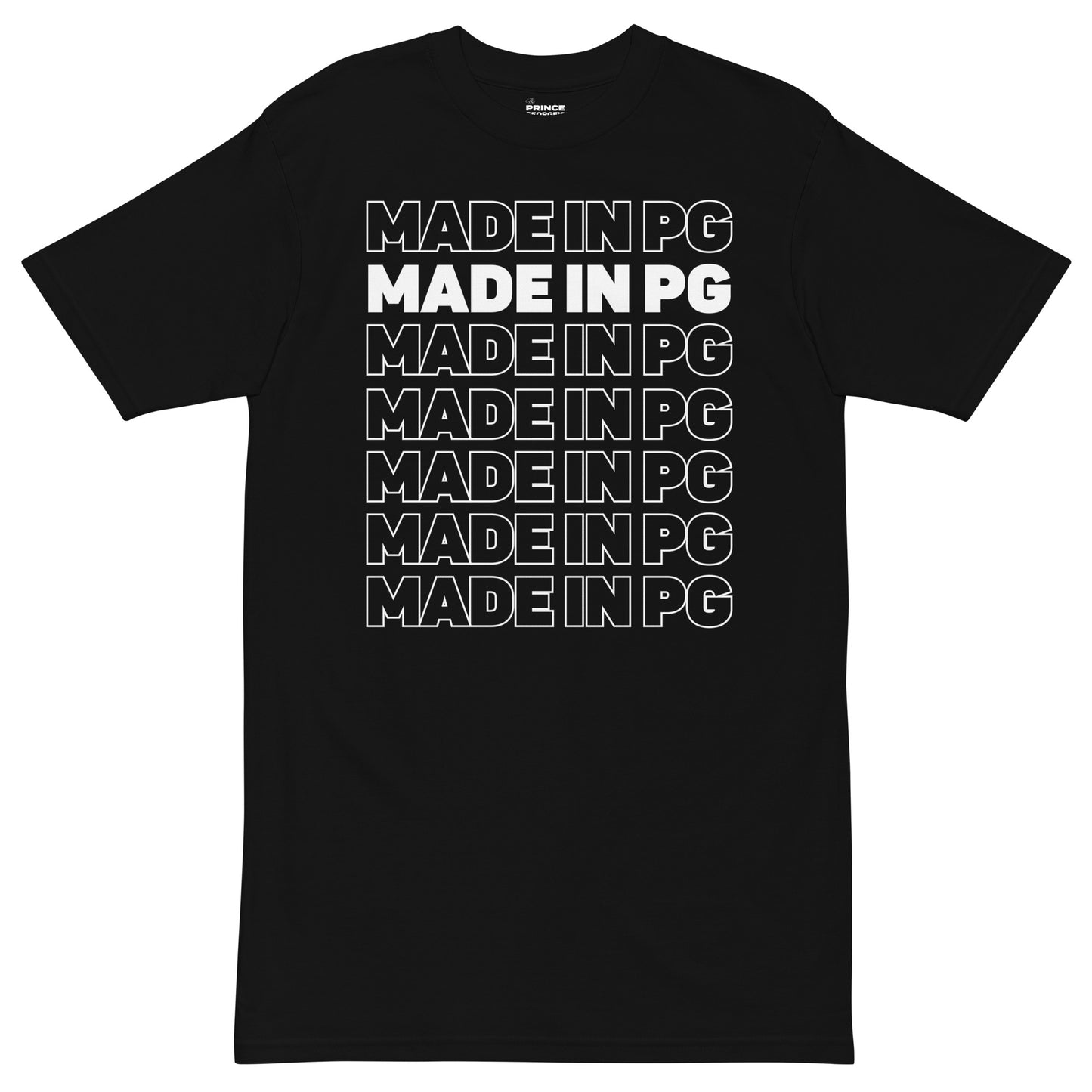MADE IN PG Carryout Men’s Premium Heavyweight Fitted Tee