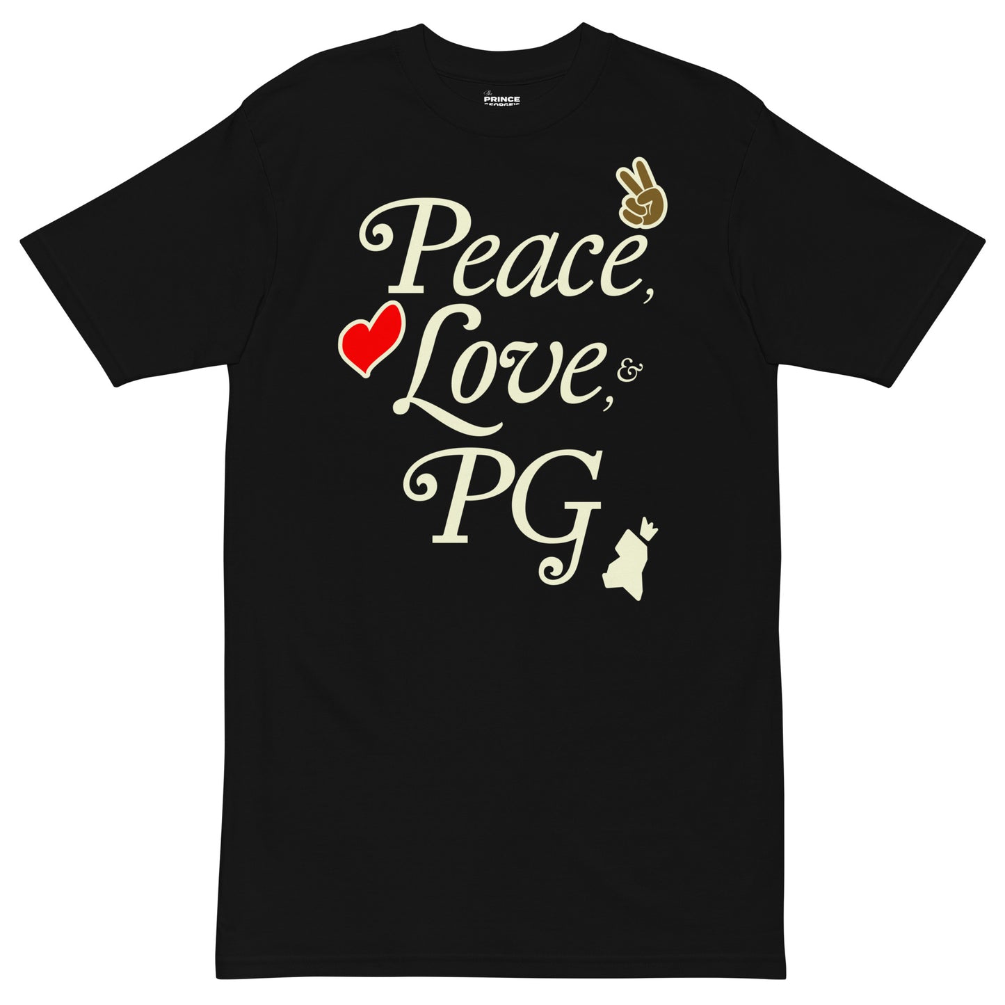 Peace, Love, & PG Men’s Premium Heavy Tee