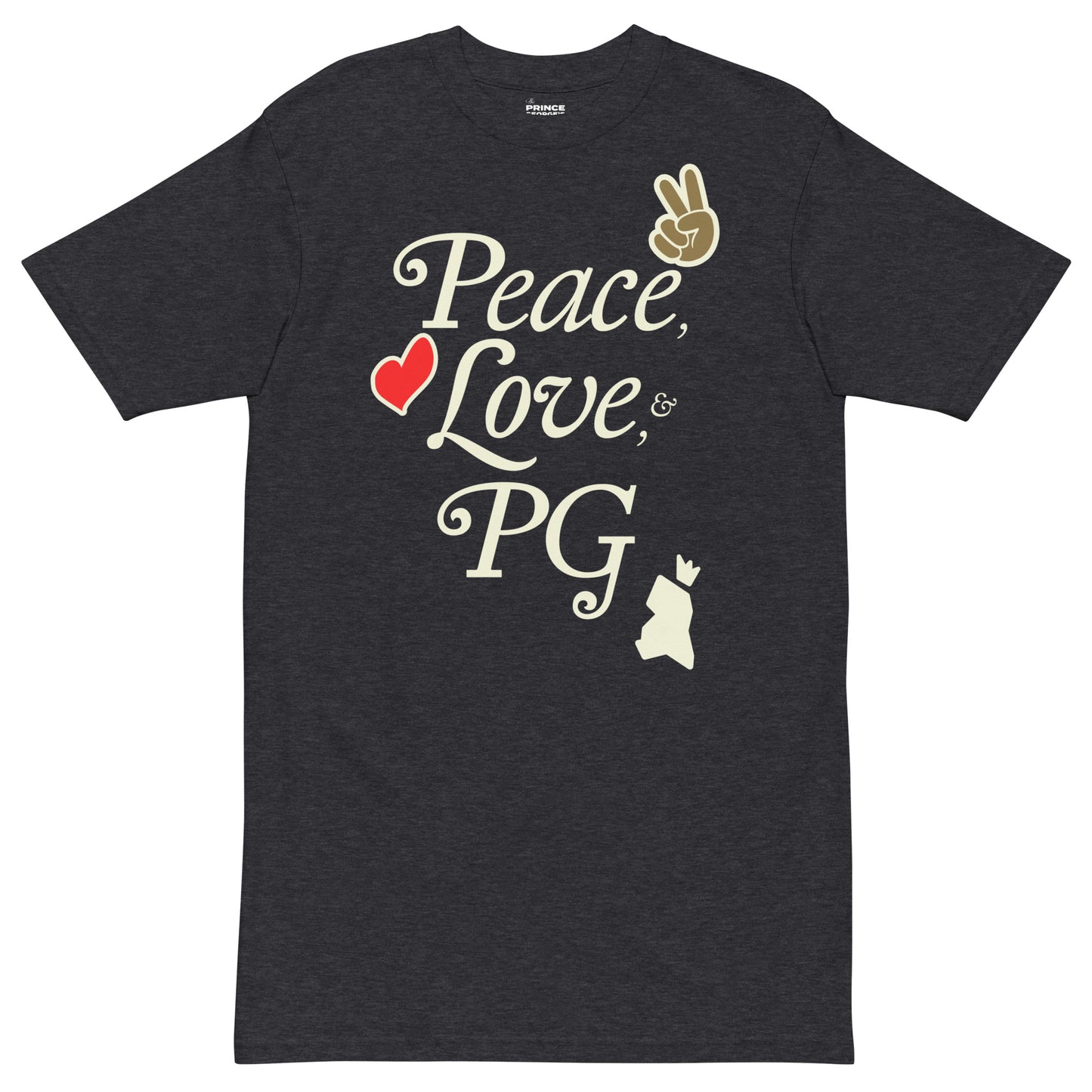 Peace, Love, & PG Men’s Premium Heavyweight Tee