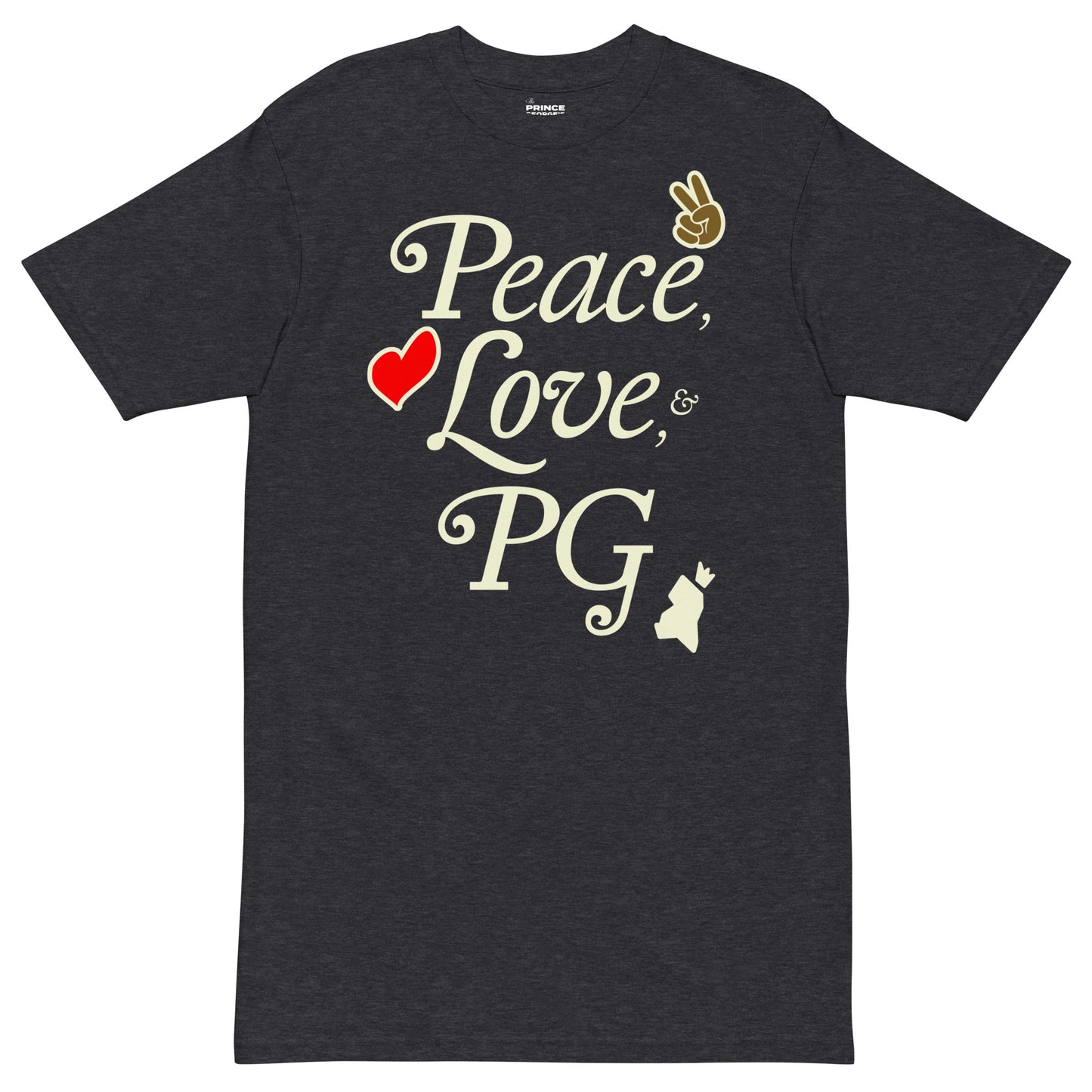 Peace, Love, & PG Men’s Premium Heavy Tee