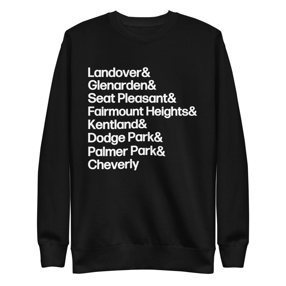 PG Towns Unisex Premium Sweatshirt Landover+