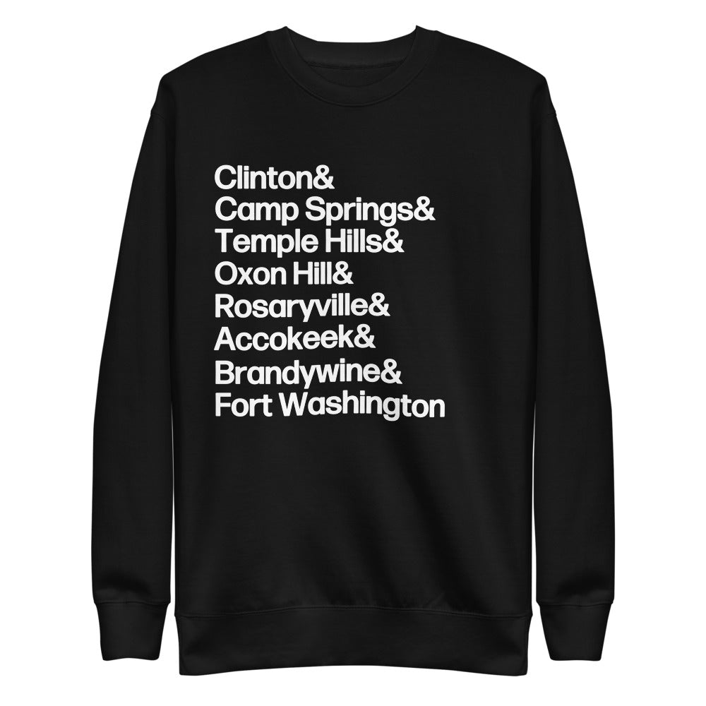 PG Towns Unisex Premium Sweatshirt Clinton+