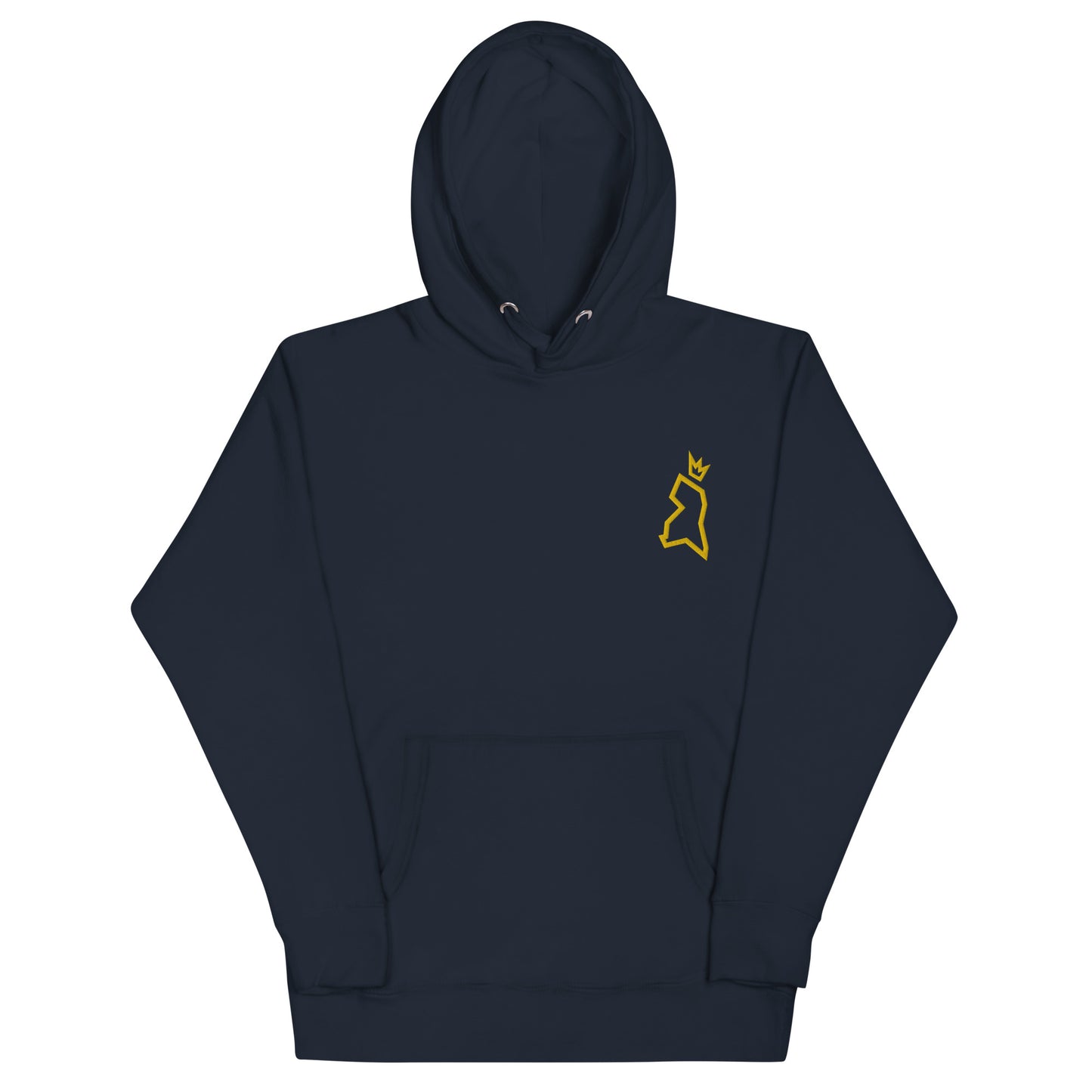 The County Stitched Unisex Hoodie - Yellow Logo