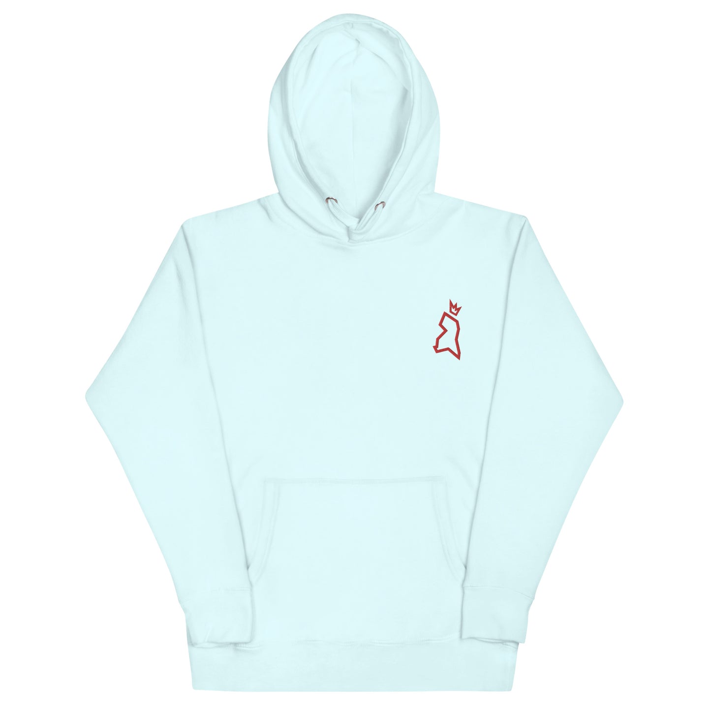 The County Stitched Unisex Hoodie - Red Logo