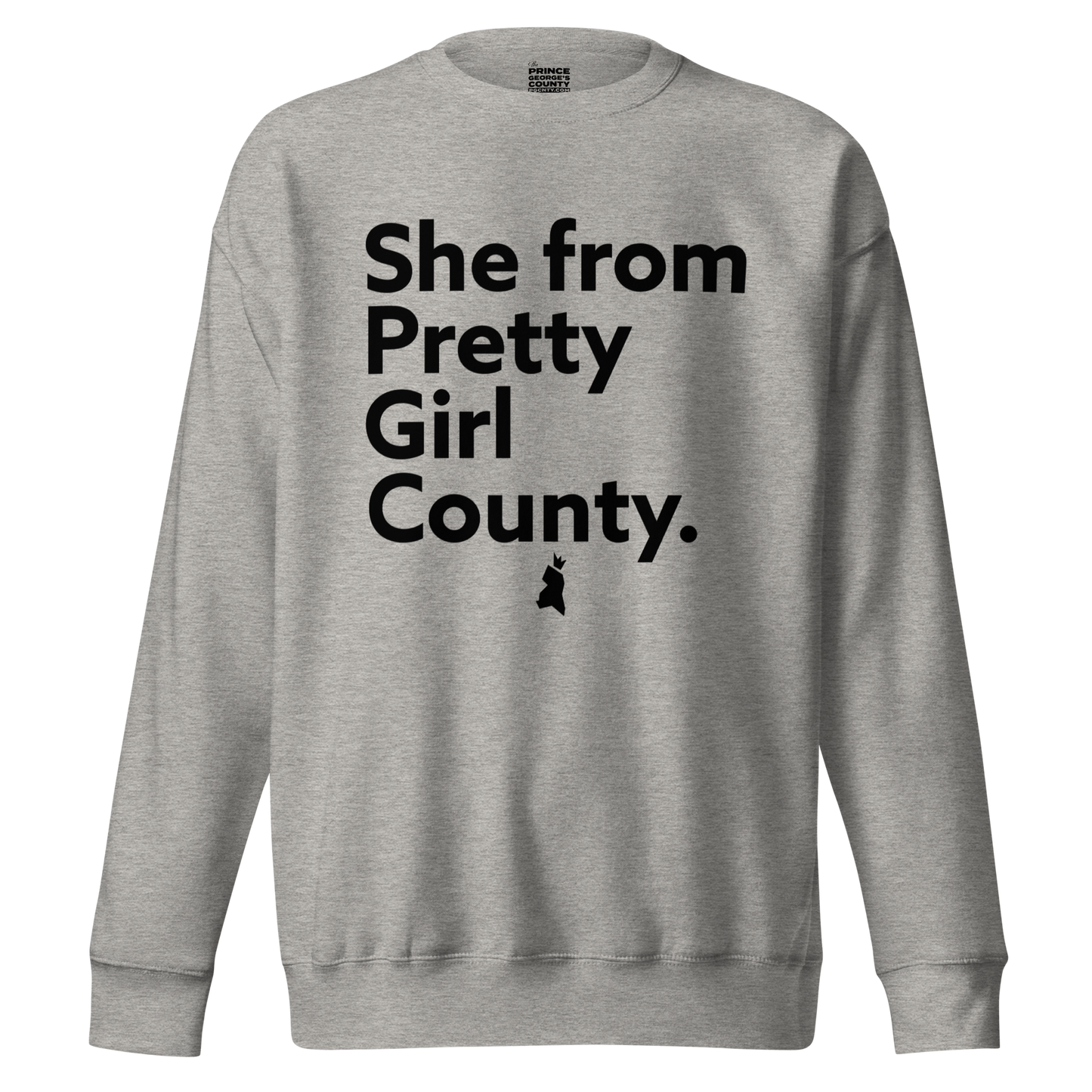 she from pretty girl county Unisex Premium Sweatshirt