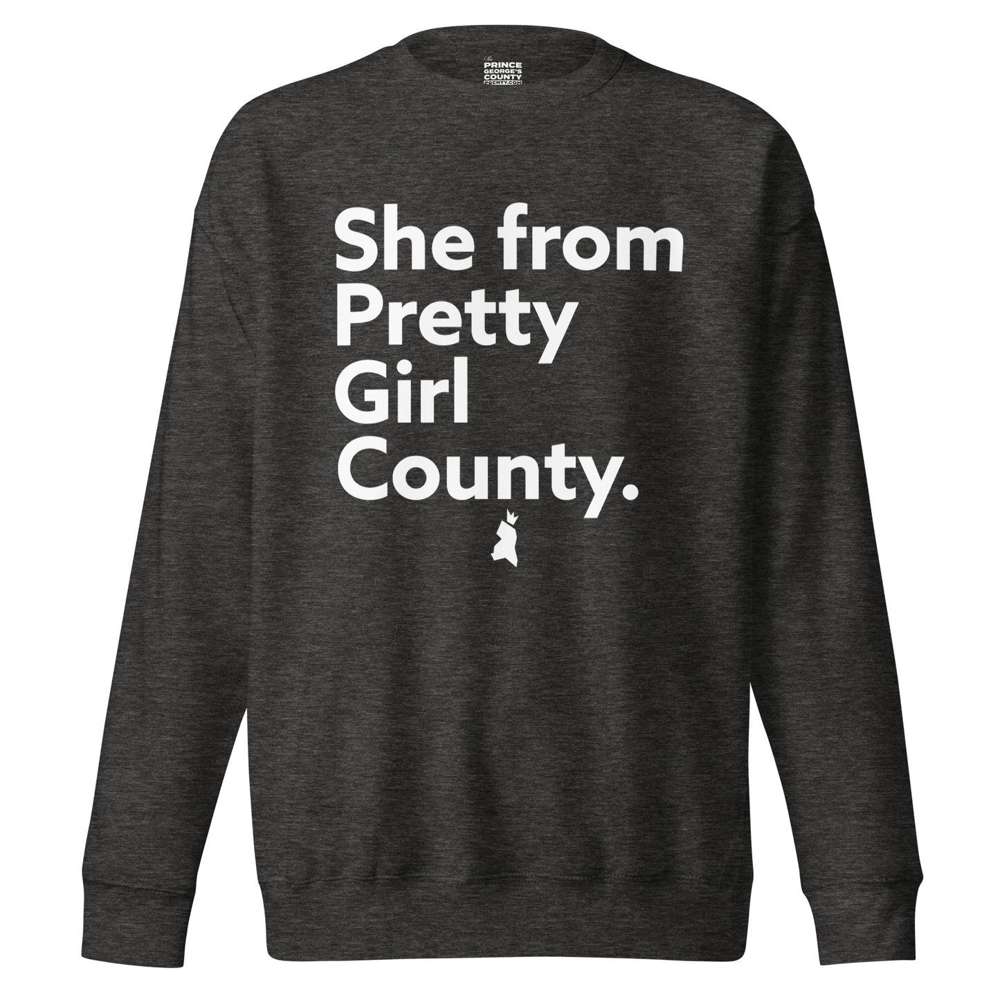 she from pretty girl county Unisex Premium Sweatshirt