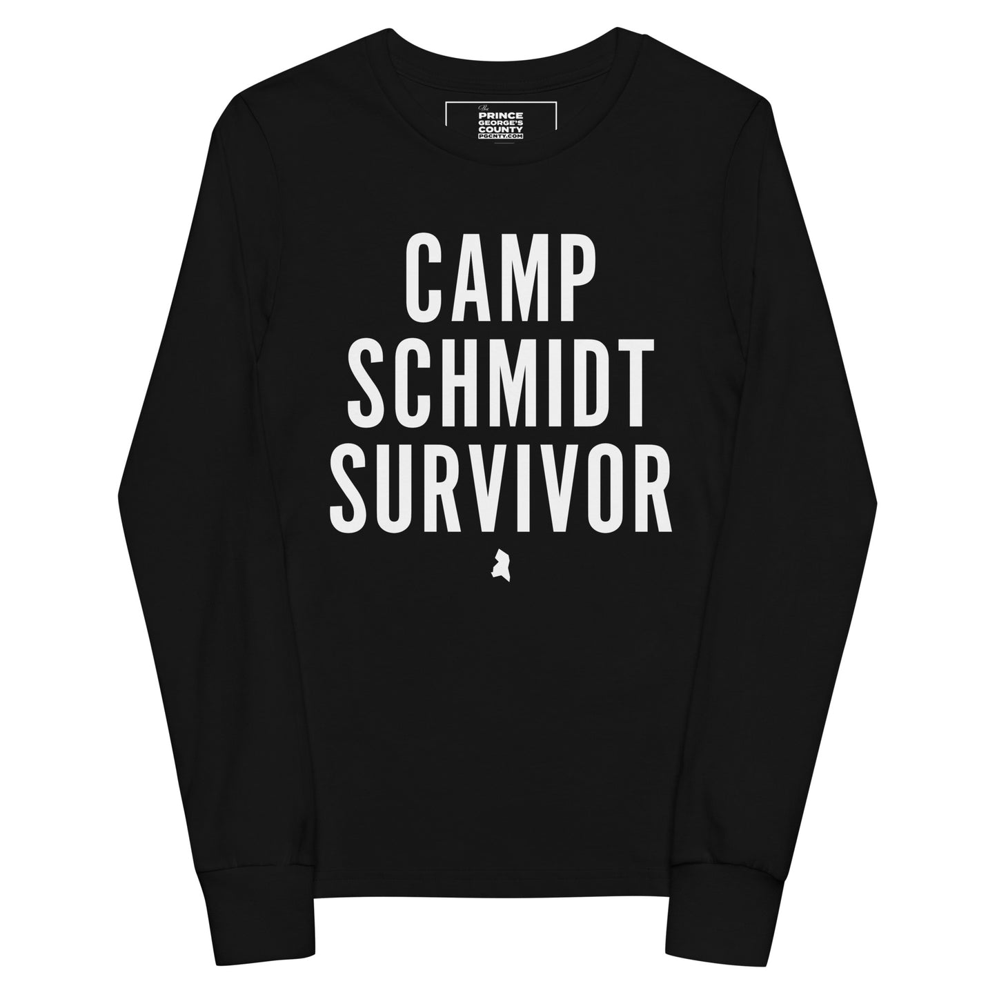 Camp Schmidt Survivor Youth Long Sleeve Tee